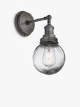 Industville Brooklyn Outdoor & Bathroom Wall Light, Pewter