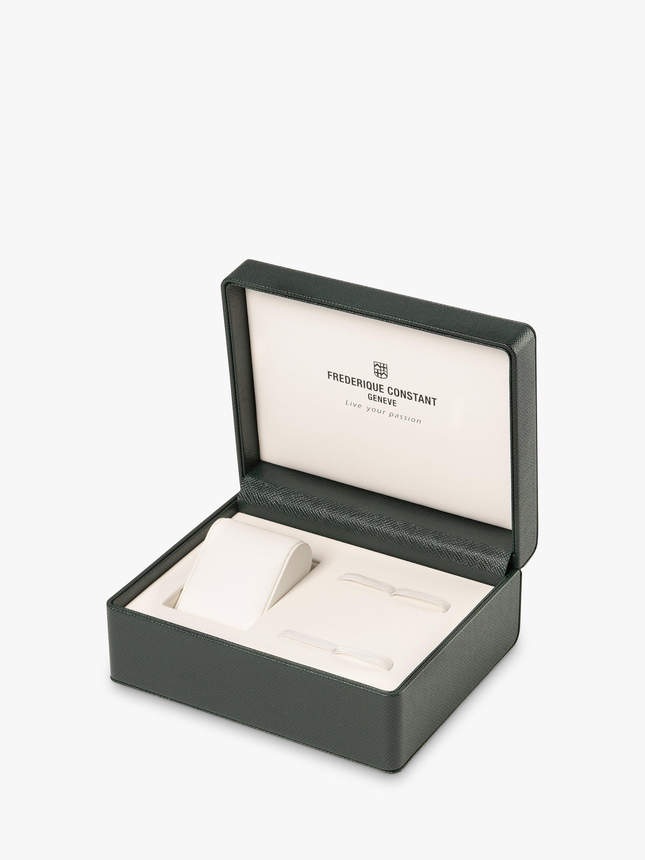 Product image 6 of 6, which shows Frederique Constant FC-391SB4NH6B Men's Highlife Chronograph Automatic Bracelet Strap Watch, Silver