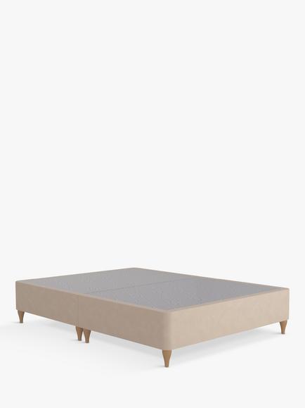 Sealy Posturepedic Exquisite Divan Base, Natural Legs, Super King Size, Almond