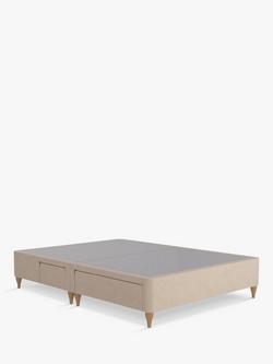 Sealy Posturepedic Exquisite 2 + 2 Drawer Divan Base, Natural Legs, Double, Almond