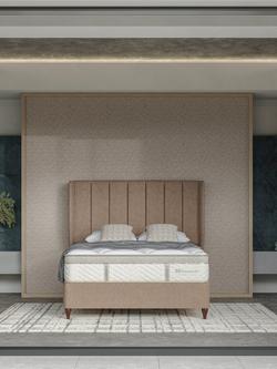 Sealy Posturepedic Exquisite Couture Mattress, Medium Tension, Super King Size - view 2, White