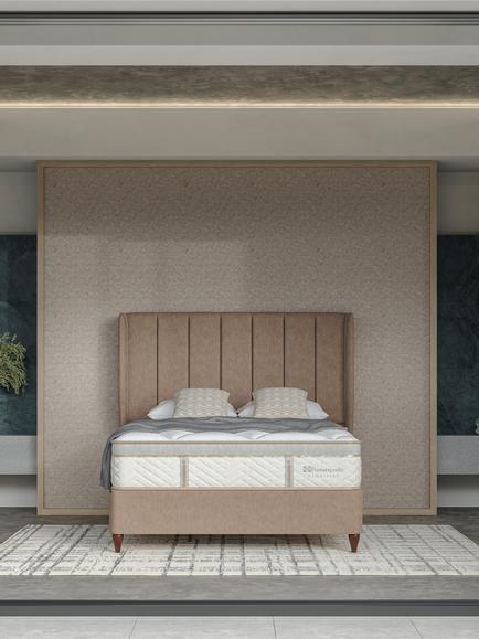Sealy Posturepedic Exquisite Couture Mattress, Medium Tension, Super King Size - view 2, White