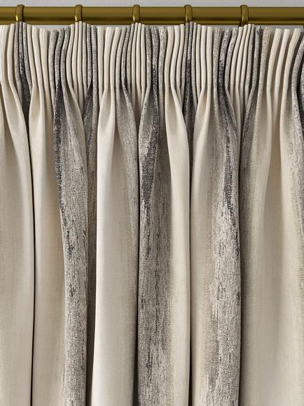 Clarke & Clarke Effetto Made to Measure Curtains or Roman Blind, Ivory - view 2, Ivory