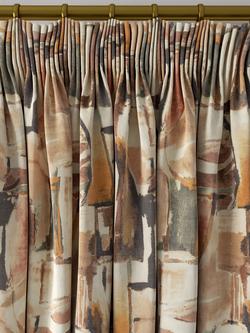 Clarke & Clarke Figura Made to Measure Curtains or Roman Blind, Blush/Natural - view 2, Blush/Natural