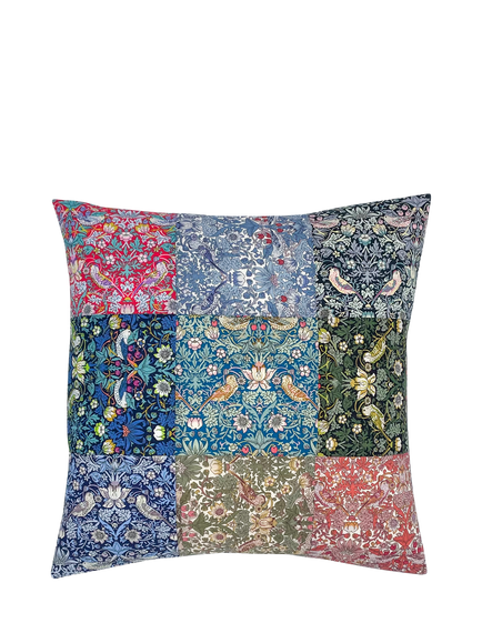 Alice Caroline Nine Patch Cushion Cover Kit, Multi
