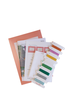 Caterpillar Cross Stitch Wandering Peaks Cross Stitch Kit - view 2, Multi