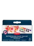 Derwent Watercolour Paint Pans, Set of 12