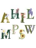 Rico Design Stick & Stitch Floral Alphabet Kit