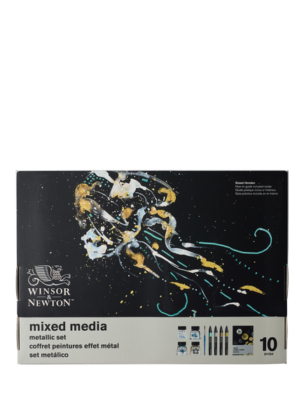 Winsor & Newton Mixed Media Set, Metallic, Multi