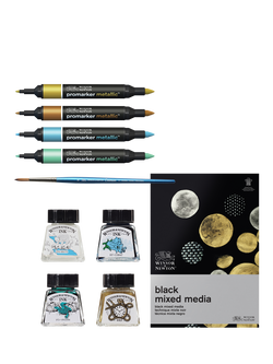 Winsor & Newton Mixed Media Set, Metallic - view 2, Multi