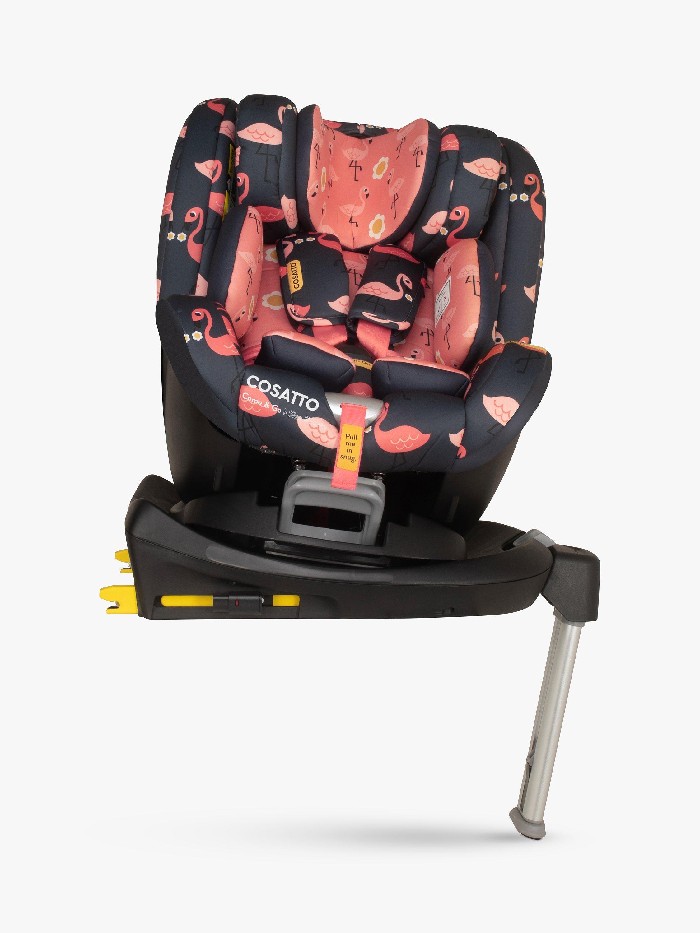 Cosatto Come and Go i-Size Rotate Car Seat, Pretty Flamingo