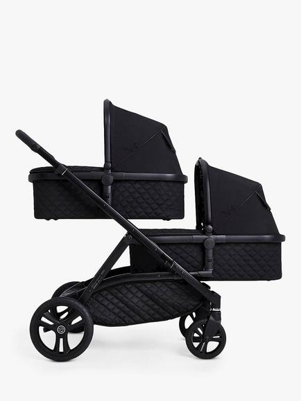 Cosatto Wow XL Carrycot, Pushchair, Acorn i-Size Car Seat and Base with Accessories Everything Twin Bundle - view 2, Silhouette