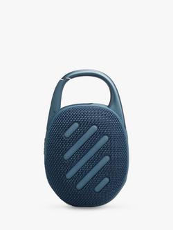 JBL Clip 5 Bluetooth Waterproof Portable Speaker - view 2, Blue