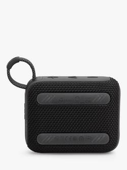 JBL Go 4 Bluetooth Waterproof Portable Speaker - view 2, Black