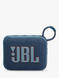 JBL Go 4 Bluetooth Waterproof Portable Speaker, Blue