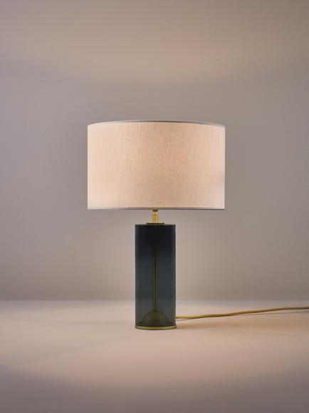 Original BTC Crosby 1 Table Lamp, White, White White