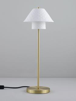 Original BTC Oxford Double Table Lamp, Natural - view 2, Natural Natural