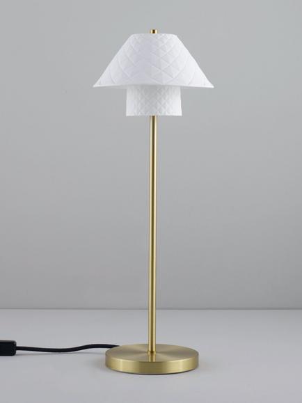 Original BTC Oxford Double Table Lamp, Natural - view 2, Natural Natural