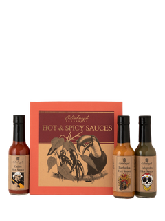 Edinburgh Preserves Hot & Spicy Sauce Box, 444ml
