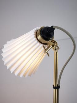 Original BTC Hector Pleat Floor Lamp, Natural - view 2, Natural Natural