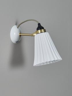 Original BTC Hector Pleat Wall Light, Natural - view 2, Natural Natural