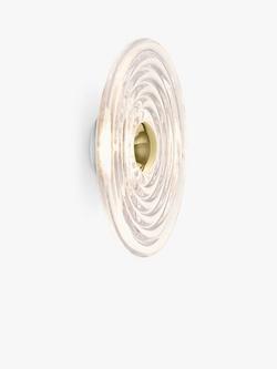 Tom Dixon Press Glass Surface LED Wall Light, Clear, Clear Clear