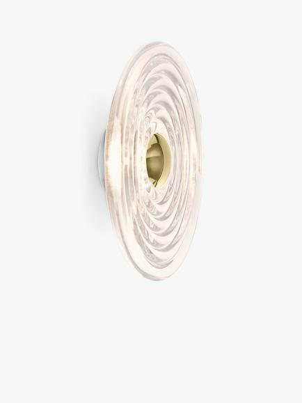 Tom Dixon Press Glass Surface LED Wall Light, Clear, Clear Clear