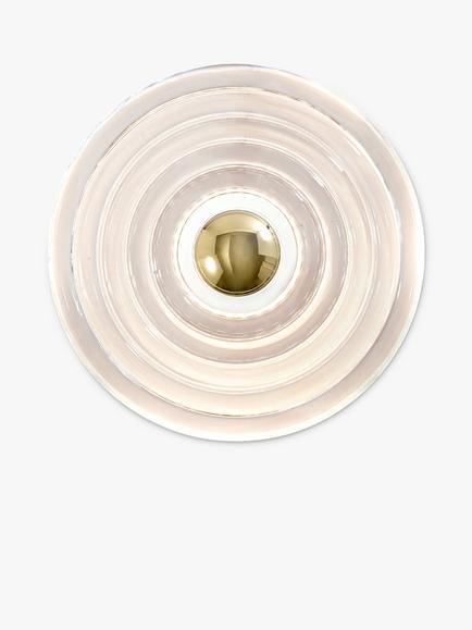 Tom Dixon Press Glass Surface LED Wall Light, Clear - view 2, Clear Clear