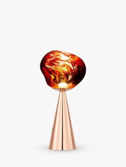 Tom Dixon Melt Portable Cordless LED Table Lamp, Polished Copper