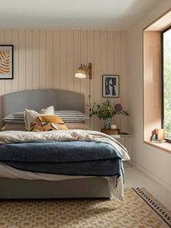 Silentnight Sleep Retreat Comfort Mattress & 2 Drawer Divan Base Set, Extra Firm Tension, Single - view 2, Light Grey