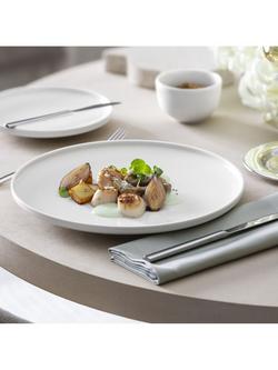 Villeroy & Boch Afina Porcelain Dinner Plate, Set of 2, 27cm, White - view 2, White White