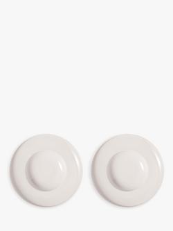 Villeroy & Boch Afina Porcelain Pasta Bowl, Set of 2, 25cm, White, White White