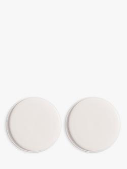 Villeroy & Boch Afina Porcelain Side Plate, Set of 2, 22cm, White, White White