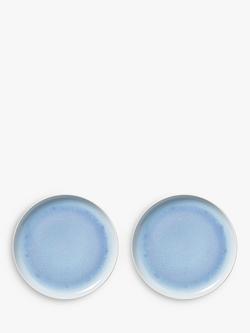 like. by Villeroy & Boch Crafted Porcelain Dinner Plate, Set of 2, 26cm, Blueberry