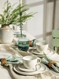 like. by Villeroy & Boch Crafted Porcelain Salad Plate, Set of 2, 21cm - view 2, Cotton