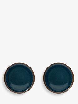 like. by Villeroy & Boch Crafted Porcelain Salad Plate, Set of 2, 21cm, Denim