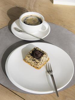 Villeroy & Boch NewMoon Porcelain Salad Plate, Set of 2, 24cm, White - view 2, White White