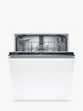 Bosch Series 2 SMV2HTX02G Fully Integrated Dishwasher, Stainless Steel