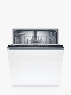 Bosch Series 2 SMV2HTX02G Fully Integrated Dishwasher, Stainless Steel, Stainless Steel