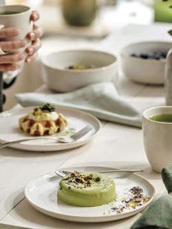 like. by Villeroy & Boch Crafted Porcelain Cereal Bowl, Set of 2, 16cm - view 2, Cotton