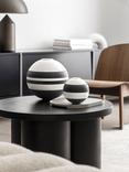 Villeroy & Boch Iconic La Petite Boule Stacking Porcelain Aperitif Set, 5 Piece, White/Black