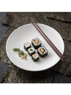 Villeroy & Boch Manufacture Rock Porcelain Flat Bowl, Set of 2, 23.5cm - view 2, White