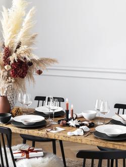 Villeroy & Boch Manufacture Rock Porcelain Pasta Bowl, Set of 2, 28cm - view 2, White