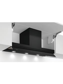 Neff N70 D95XAM250B 90cm Integrated Cooker Hood, Black, Black