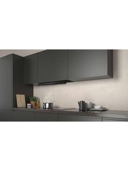 Neff N70 D95XAM250B 90cm Integrated Cooker Hood, Black - view 2, Black