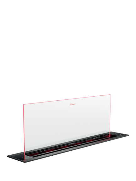 Neff N90 I88WMM1S7B 80cm Downdraft Cooker Hood, Clear Glass, Clear Glass