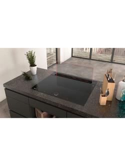 Neff N90 I88WMM1S7B 80cm Downdraft Cooker Hood, Clear Glass - view 2, Clear Glass