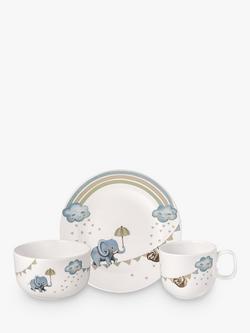 Villeroy & Boch Kids' Walk Like an Elephant Porcelain Dinnerware Set, Multi, Multi