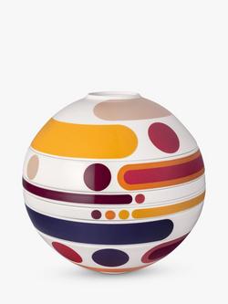 Villeroy & Boch Iconic La Boule Miami Stacking Porcelain Dinnerware Set, 7 Piece, Multi, Multi