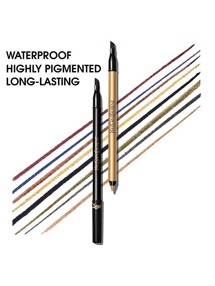 Product image 5 of 7, which shows Yves Saint Laurent Lines Liberated Waterproof Eye Pencil, 01 Unbridled Black